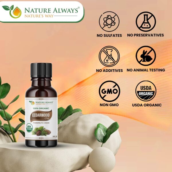 Nature Always' Organic Cedarwood Essential oil